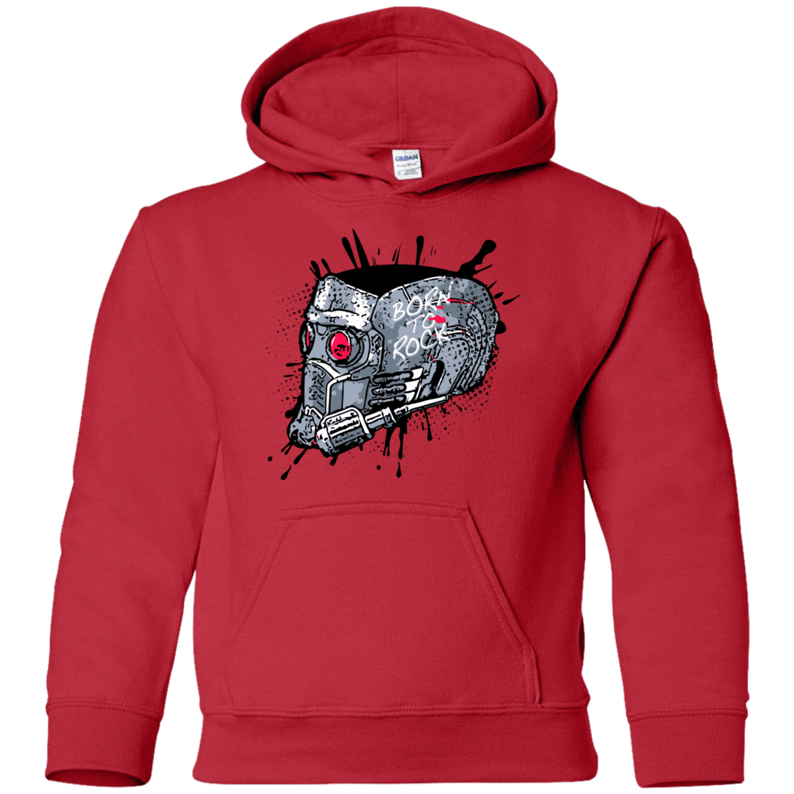 Sweatshirts Red / YS Born to Rock Youth Hoodie