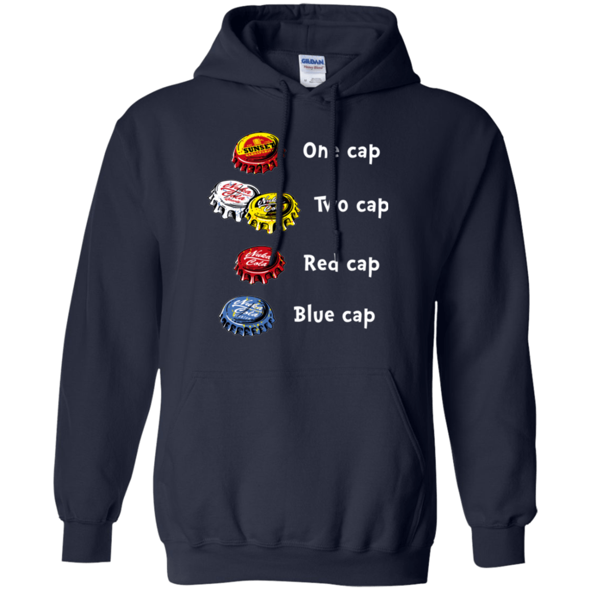 Sweatshirts Navy / Small Bottle Caps Fever Pullover Hoodie