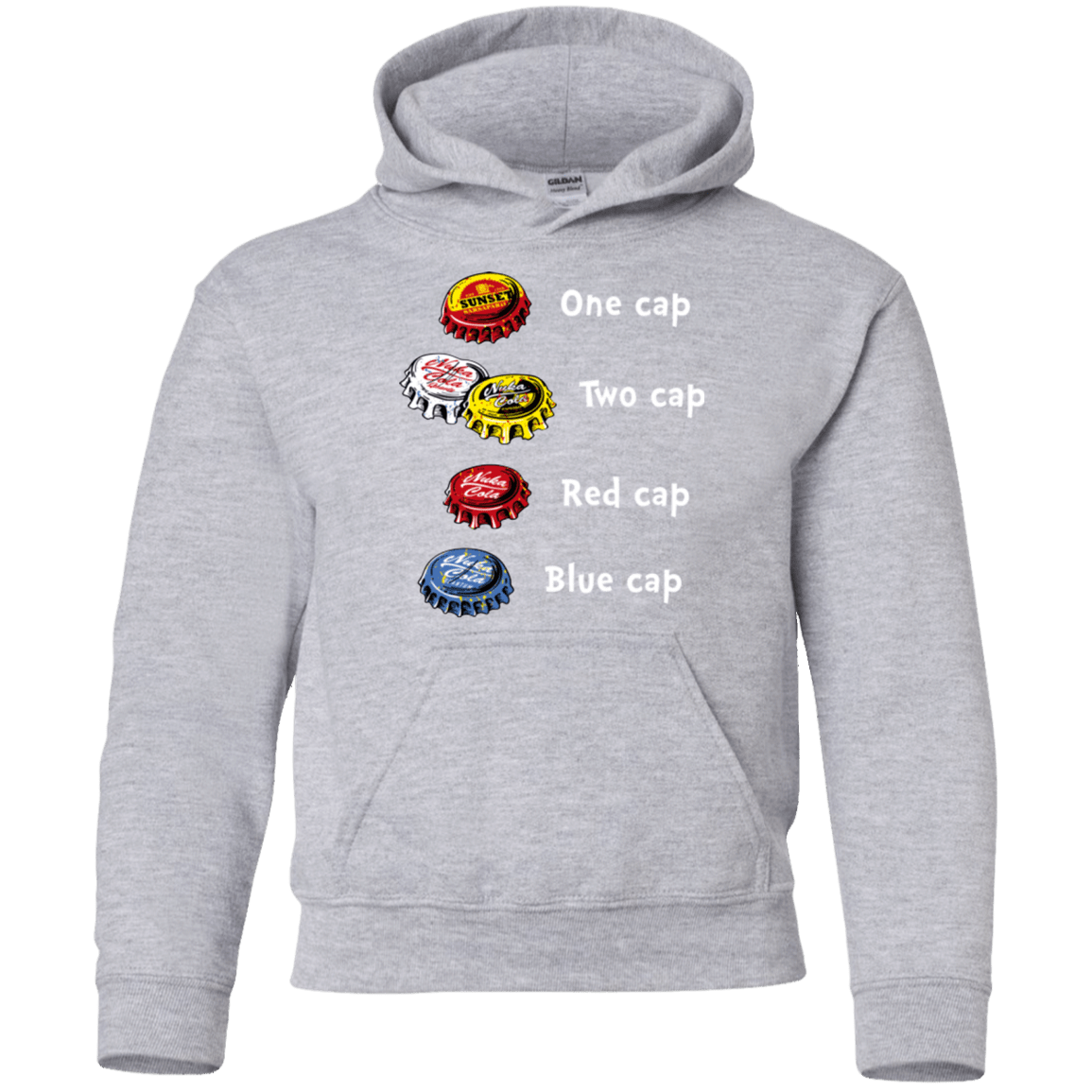 Sweatshirts Sport Grey / YS Bottle Caps Fever Youth Hoodie