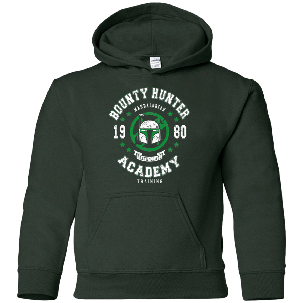 Sweatshirts Forest Green / YS Bounty Hunter Academy 80 Youth Hoodie