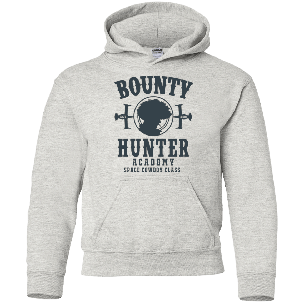 Sweatshirts Ash / YS Bounty Hunter Academy V3 Youth Hoodie