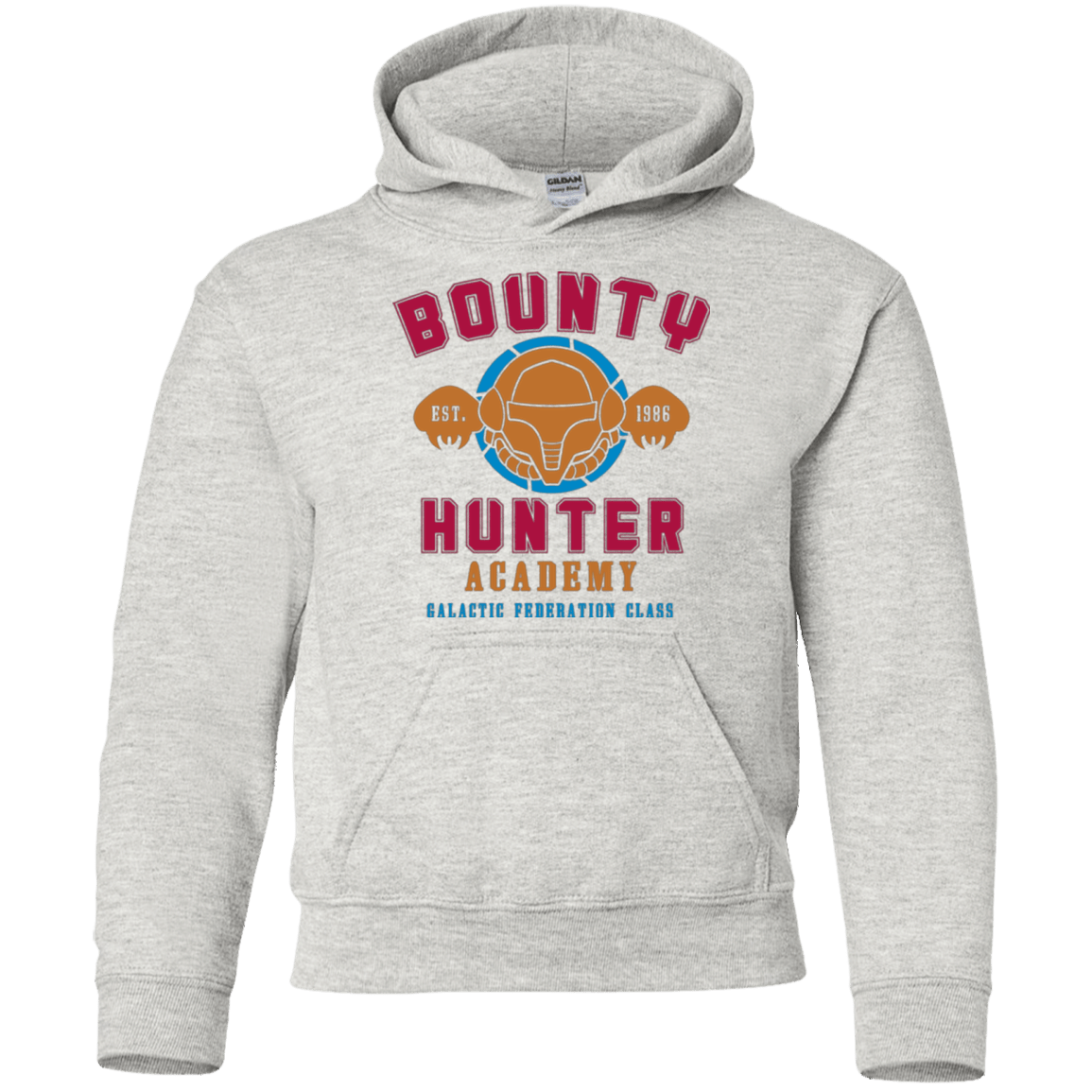 Sweatshirts Ash / YS Bounty Hunter Academy Youth Hoodie