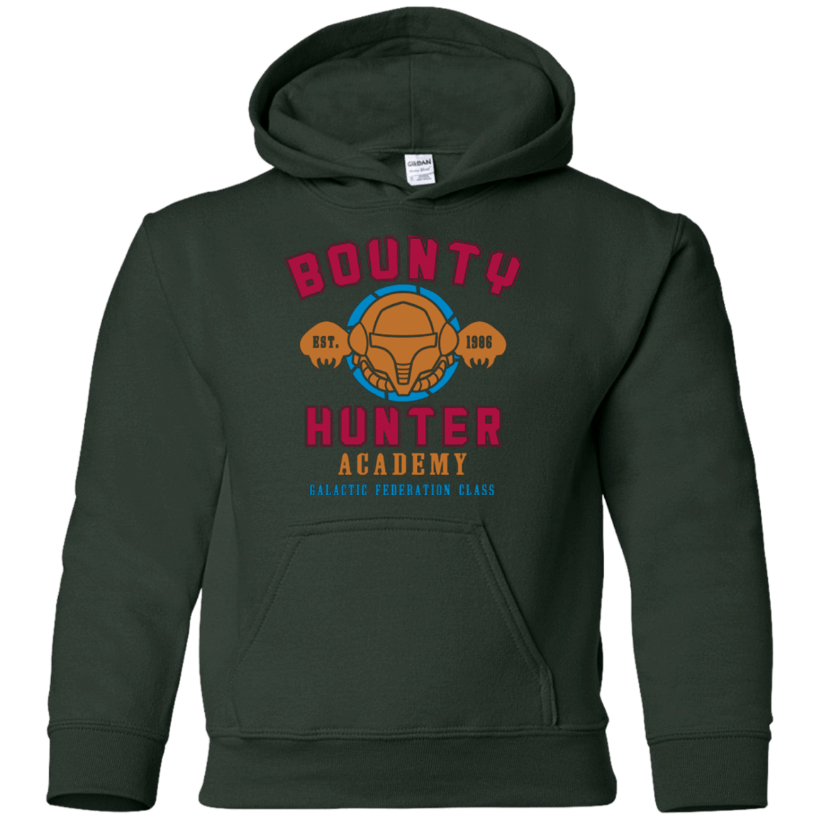 Sweatshirts Forest Green / YS Bounty Hunter Academy Youth Hoodie