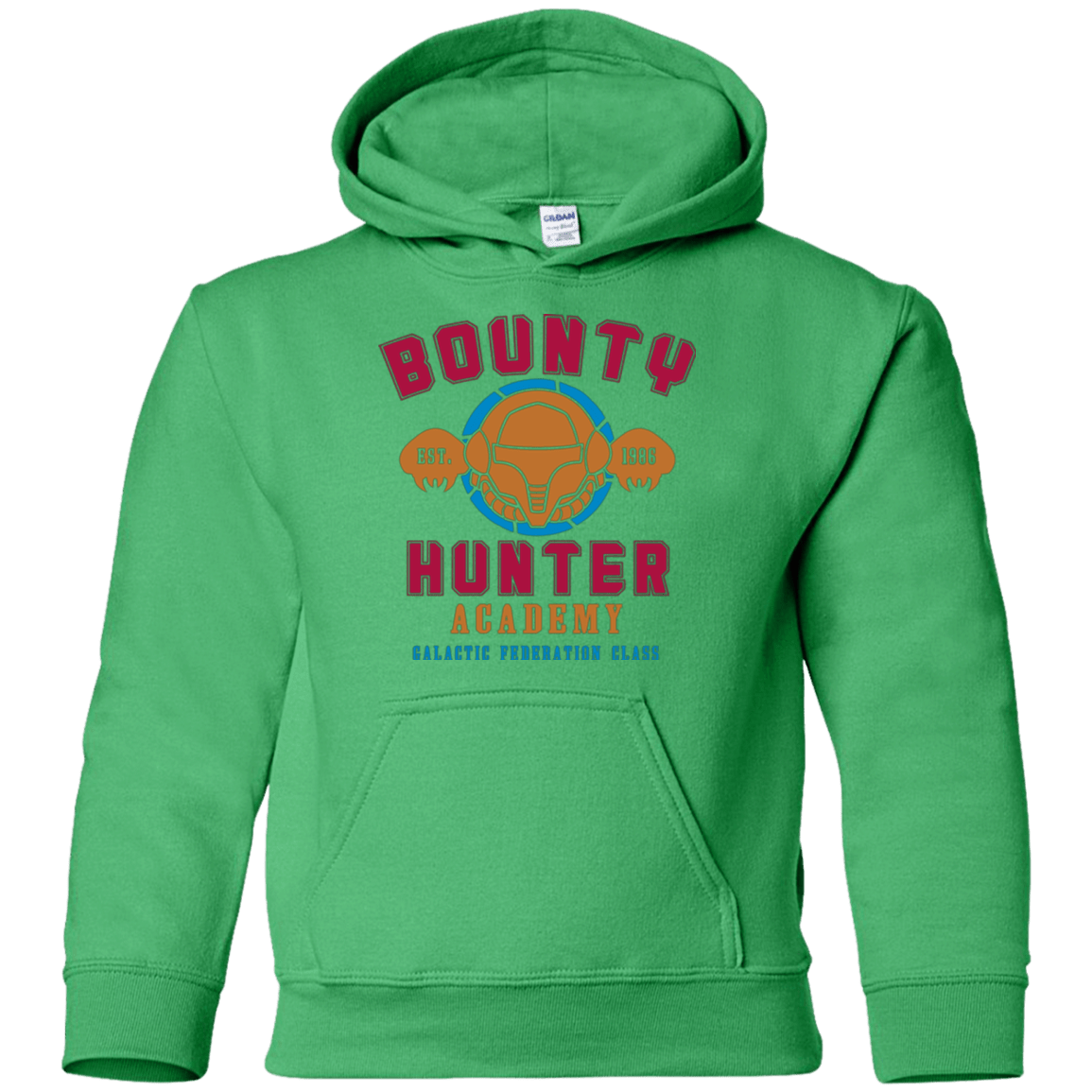 Sweatshirts Irish Green / YS Bounty Hunter Academy Youth Hoodie