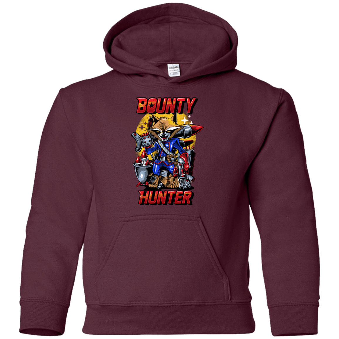 Sweatshirts Maroon / YS Bounty Hunter Youth Hoodie