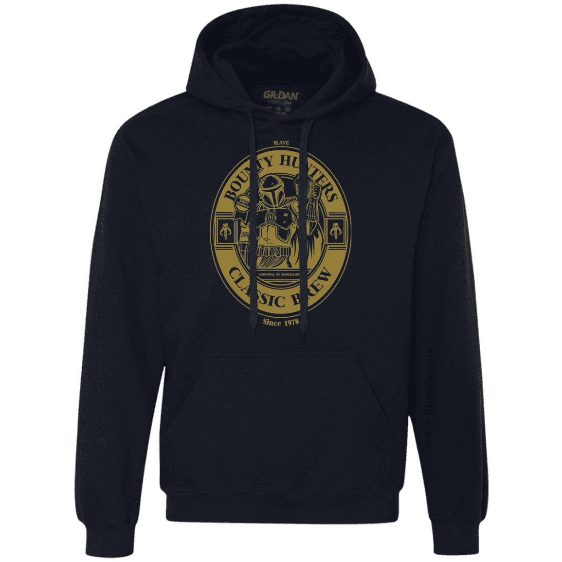 Sweatshirts Navy / S Bounty Hunters Classic Brew Premium Fleece Hoodie
