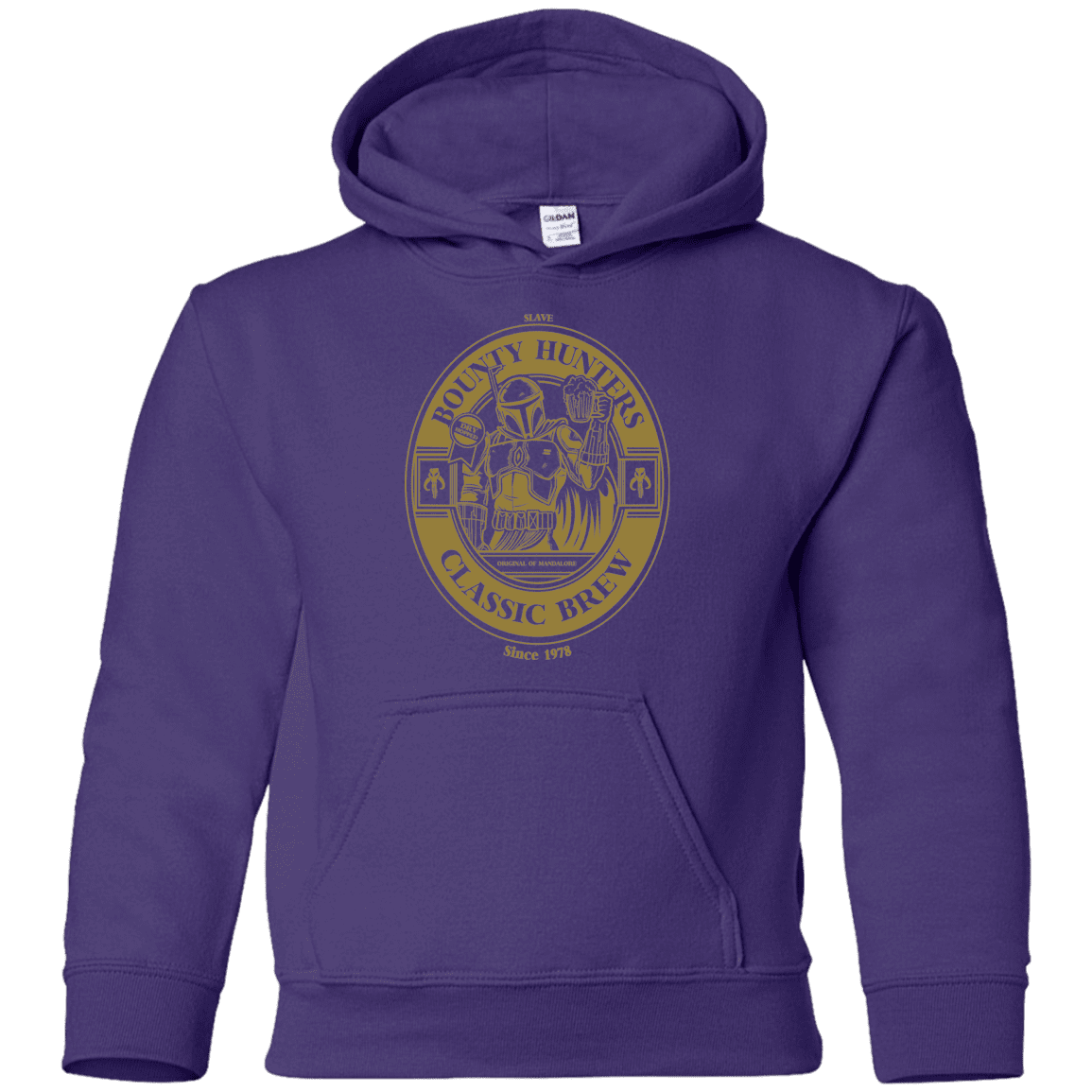 Sweatshirts Purple / YS Bounty Hunters Classic Brew Youth Hoodie