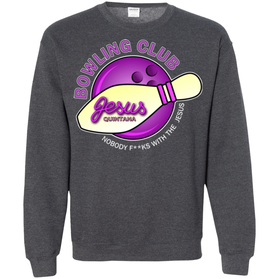 Sweatshirts Dark Heather / Small Bowling club Crewneck Sweatshirt
