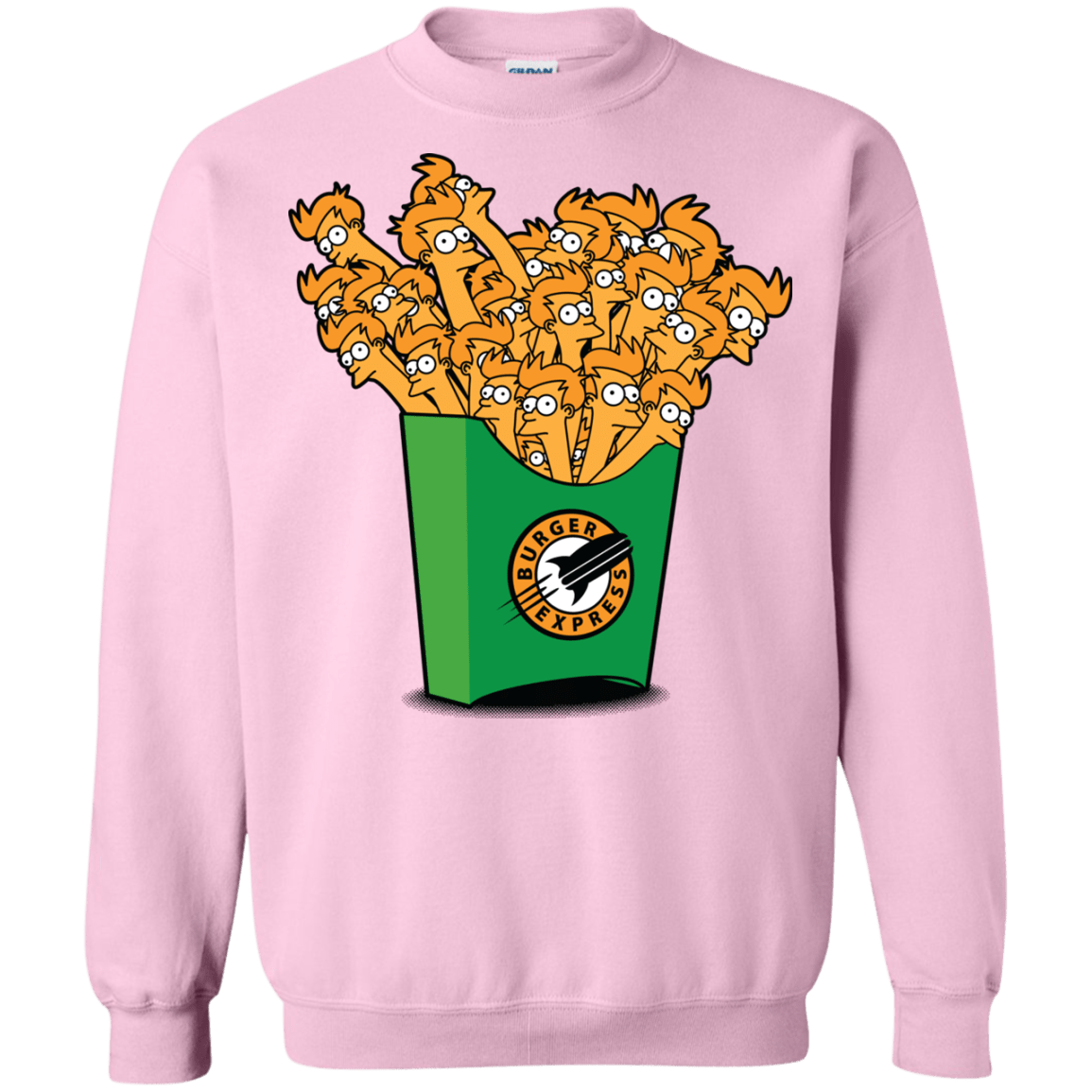 Sweatshirts Light Pink / Small Box of Fries Crewneck Sweatshirt
