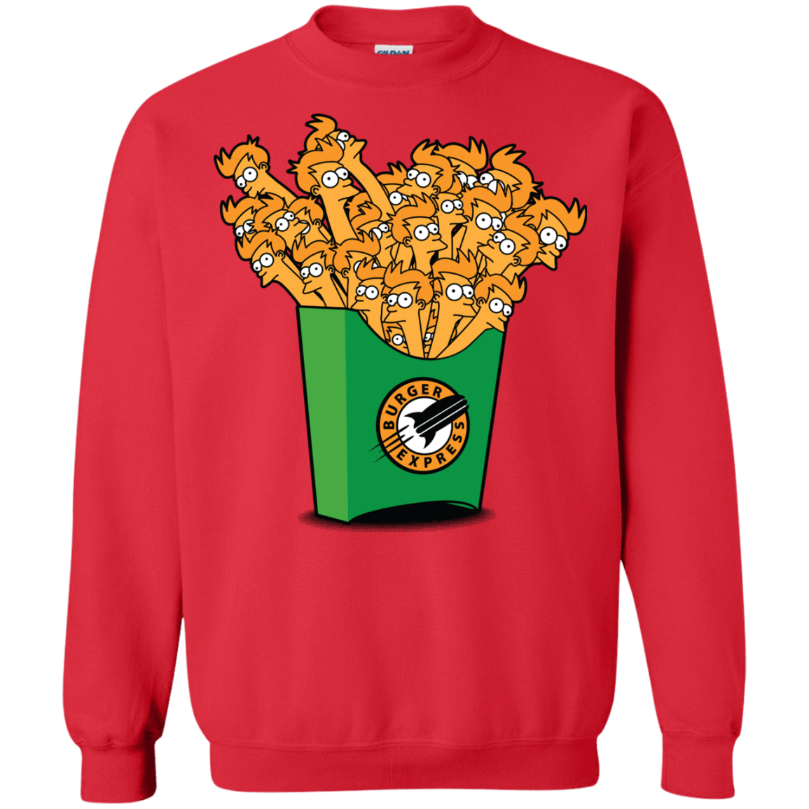 Sweatshirts Red / Small Box of Fries Crewneck Sweatshirt
