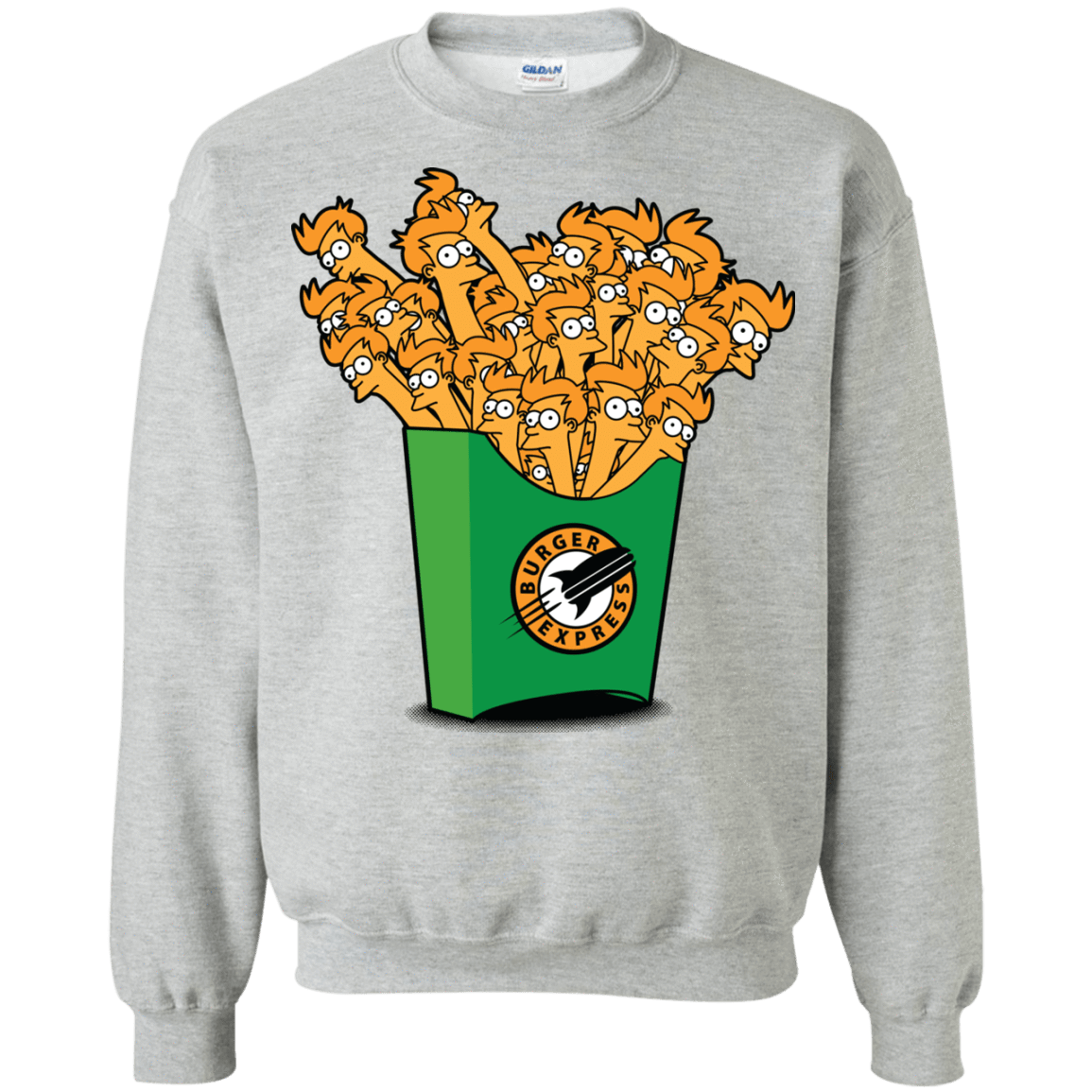 Sweatshirts Sport Grey / Small Box of Fries Crewneck Sweatshirt