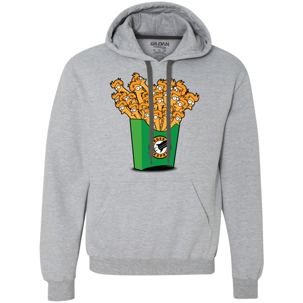 Sweatshirts Sport Grey / Small Box of Fries Premium Fleece Hoodie