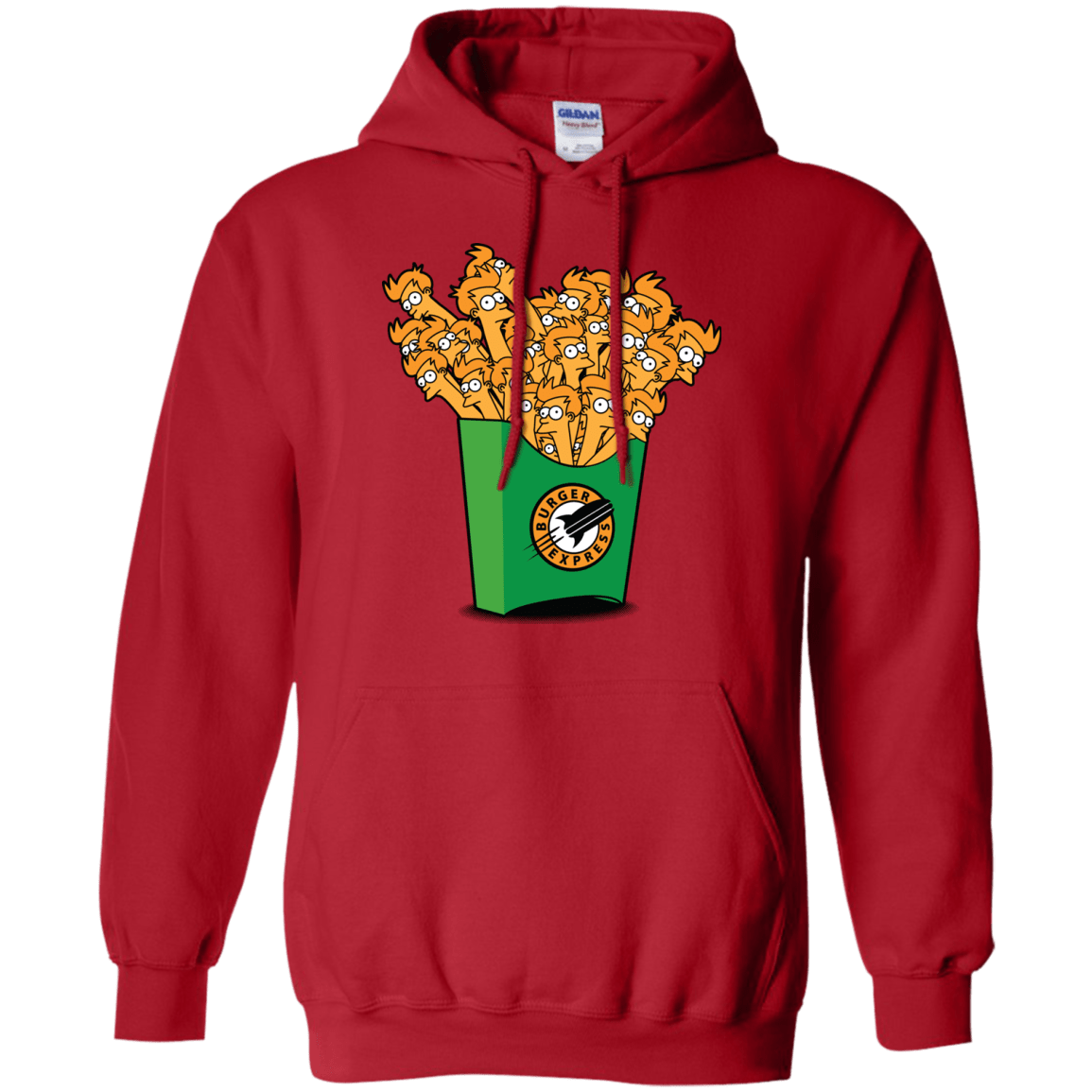 Sweatshirts Red / Small Box of Fries Pullover Hoodie