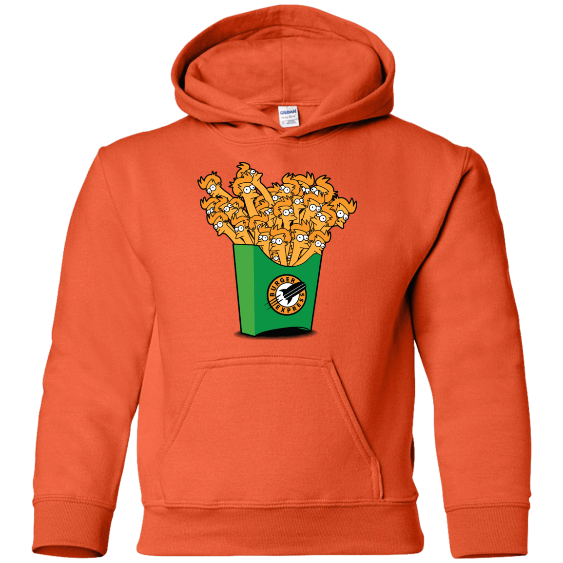 Sweatshirts Orange / YS Box of Fries Youth Hoodie