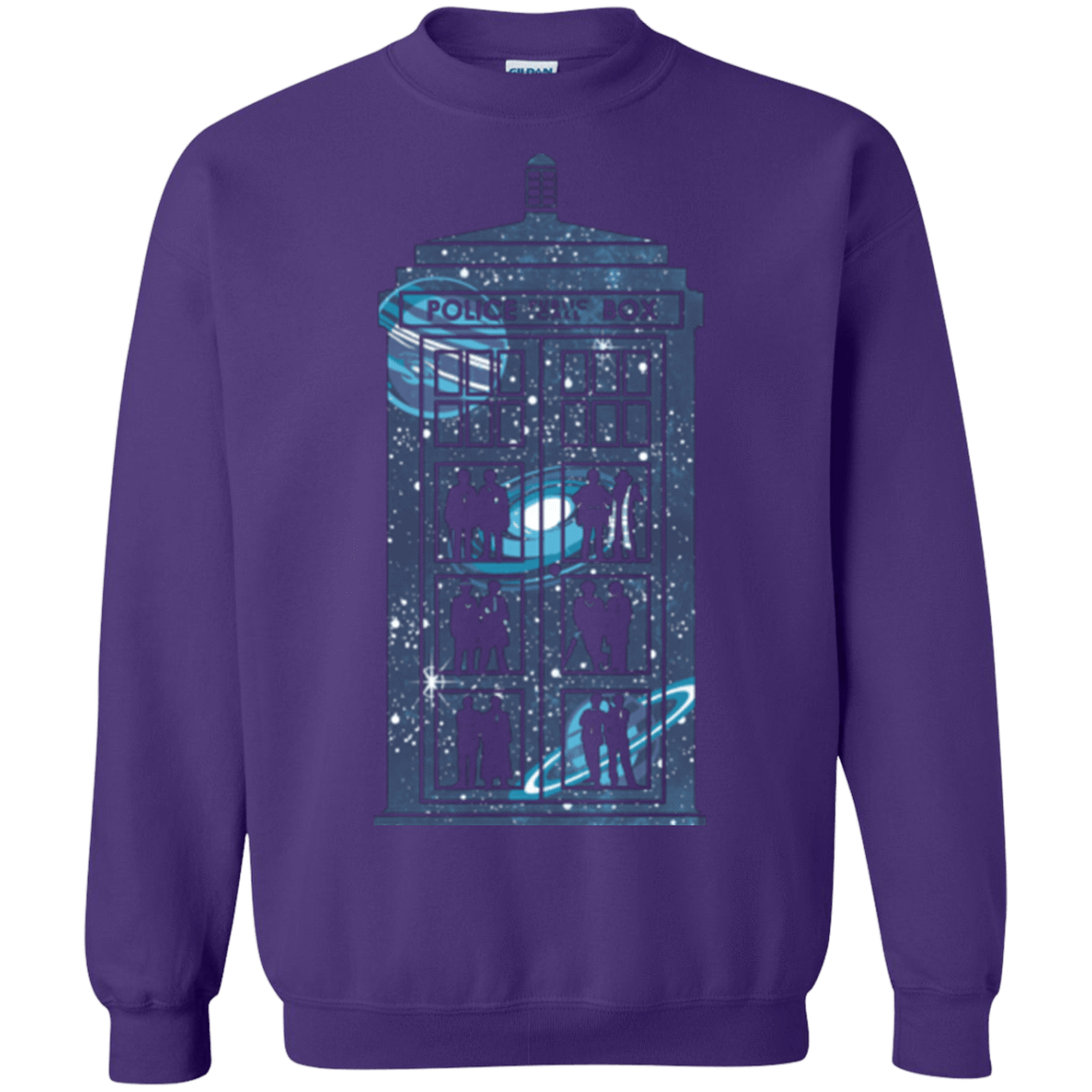 Sweatshirts Purple / Small Box of Time and Space Crewneck Sweatshirt
