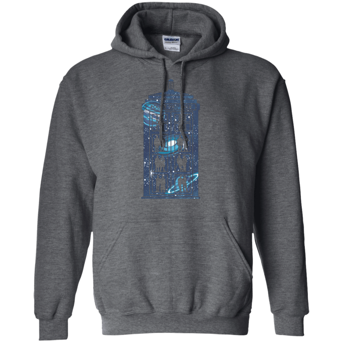 Sweatshirts Dark Heather / Small Box of Time and Space Pullover Hoodie