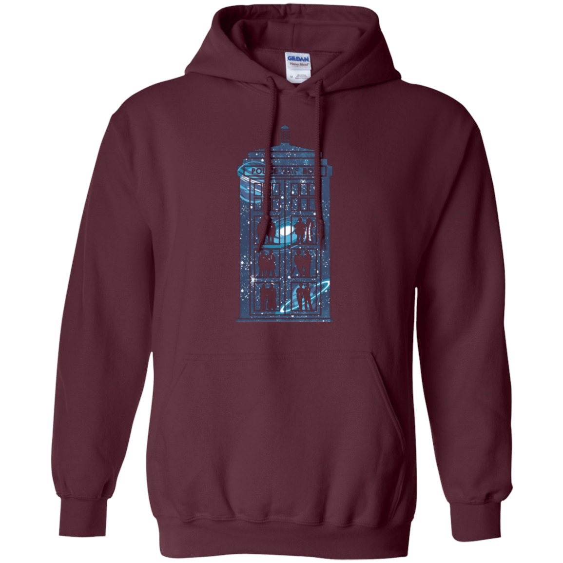 Sweatshirts Maroon / Small Box of Time and Space Pullover Hoodie