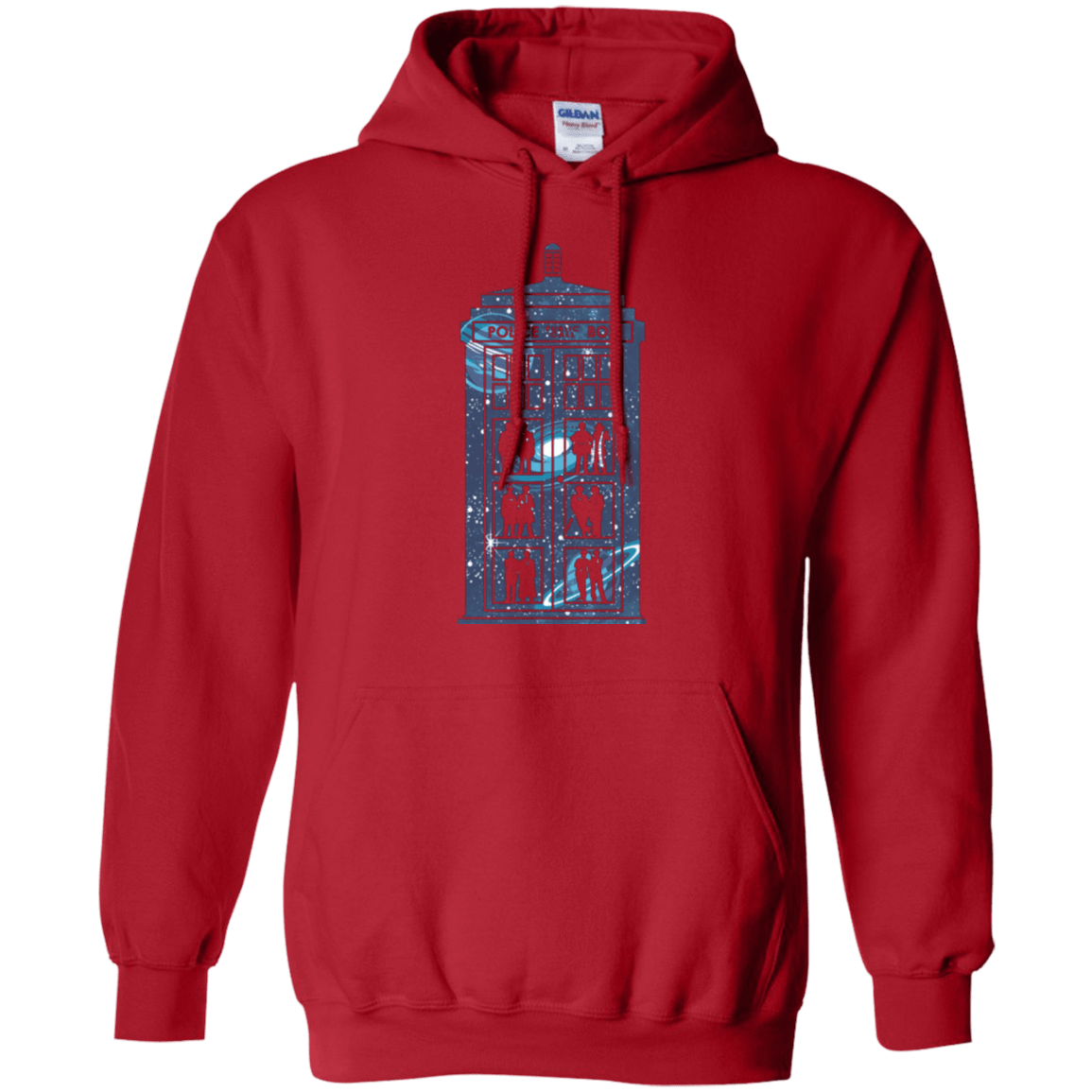 Sweatshirts Red / Small Box of Time and Space Pullover Hoodie