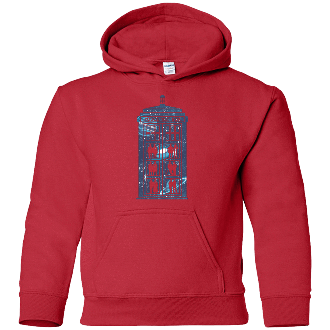 Sweatshirts Red / YS Box of Time and Space Youth Hoodie