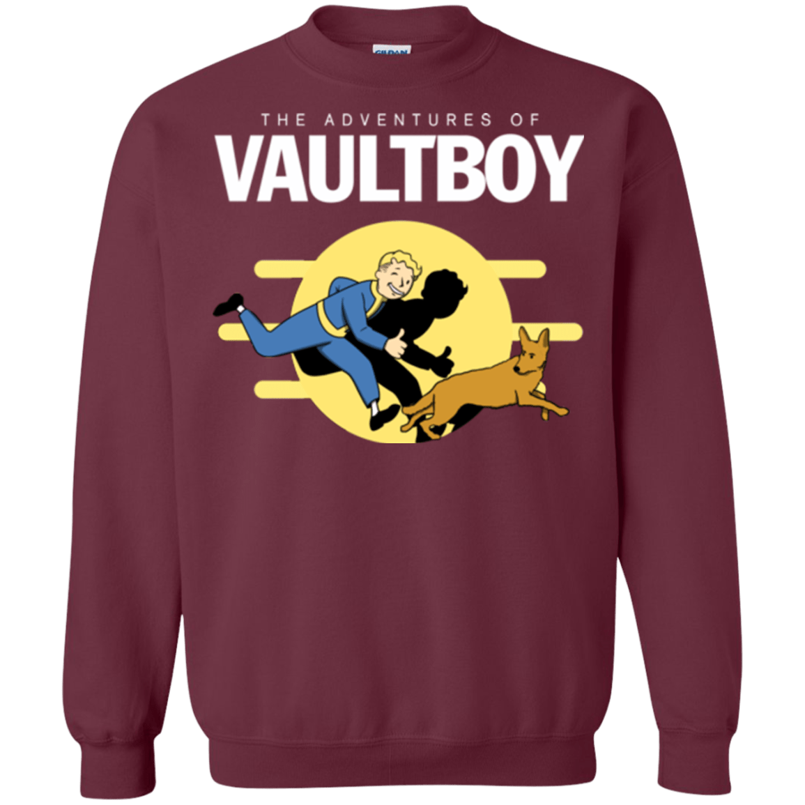 Sweatshirts Maroon / Small Boy and his dog Crewneck Sweatshirt