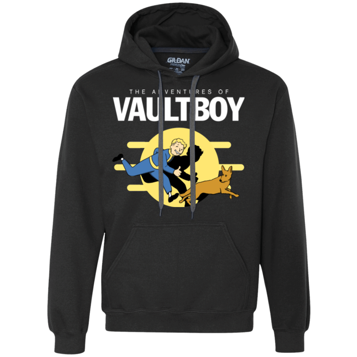 Sweatshirts Black / Small Boy and his dog Premium Fleece Hoodie