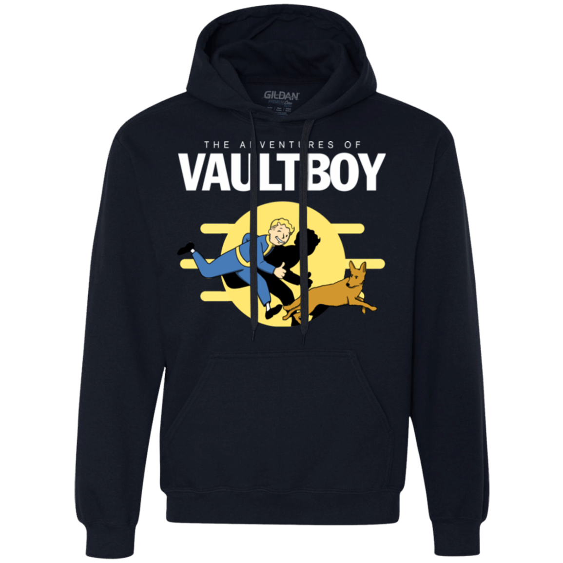 Sweatshirts Navy / Small Boy and his dog Premium Fleece Hoodie