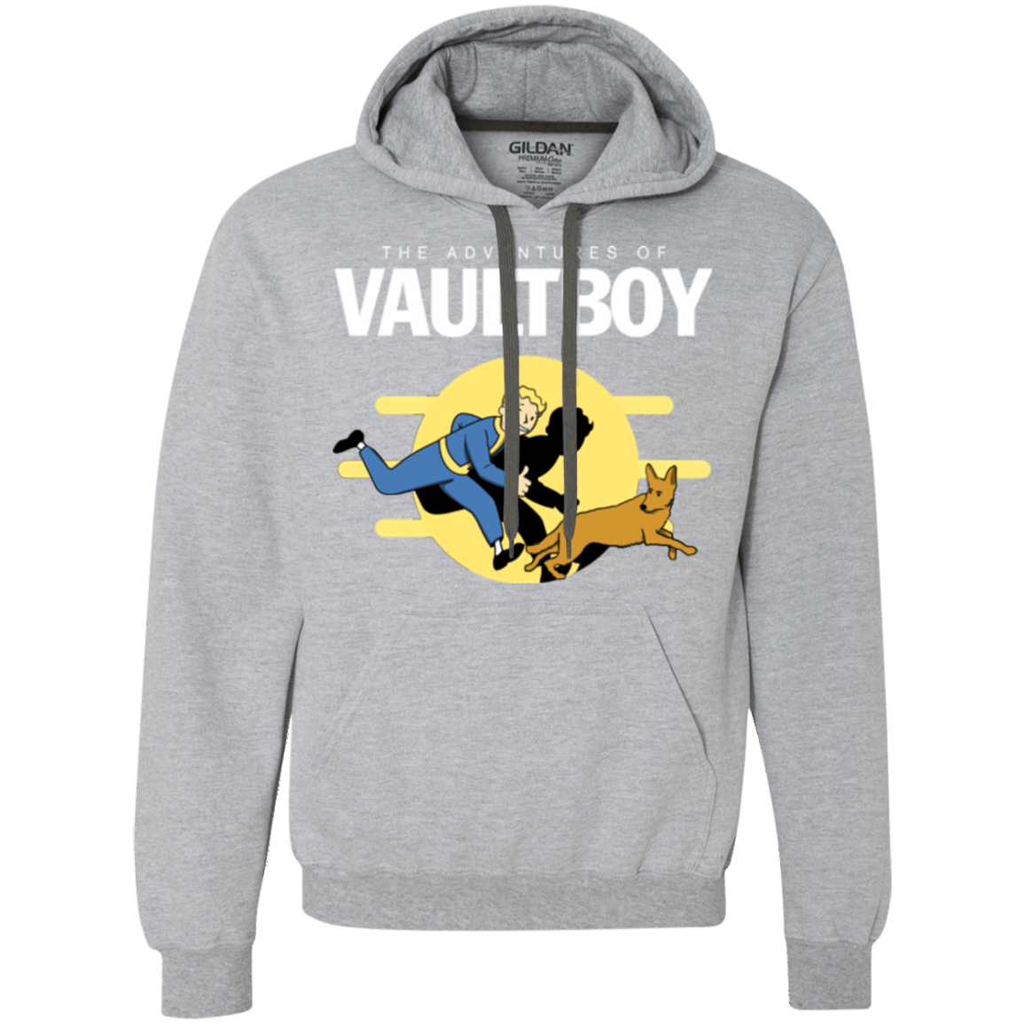 Sweatshirts Sport Grey / Small Boy and his dog Premium Fleece Hoodie