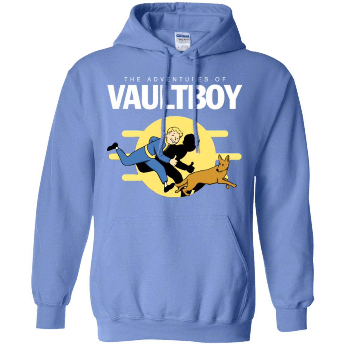 Sweatshirts Carolina Blue / Small Boy and his dog Pullover Hoodie
