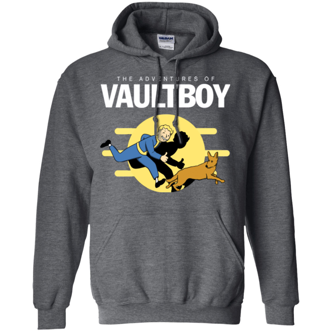 Sweatshirts Dark Heather / Small Boy and his dog Pullover Hoodie