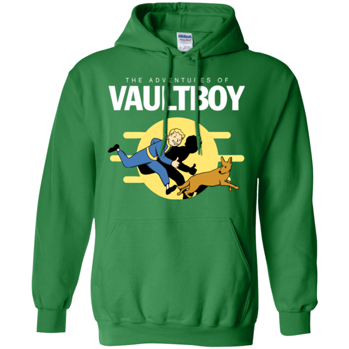Sweatshirts Irish Green / Small Boy and his dog Pullover Hoodie
