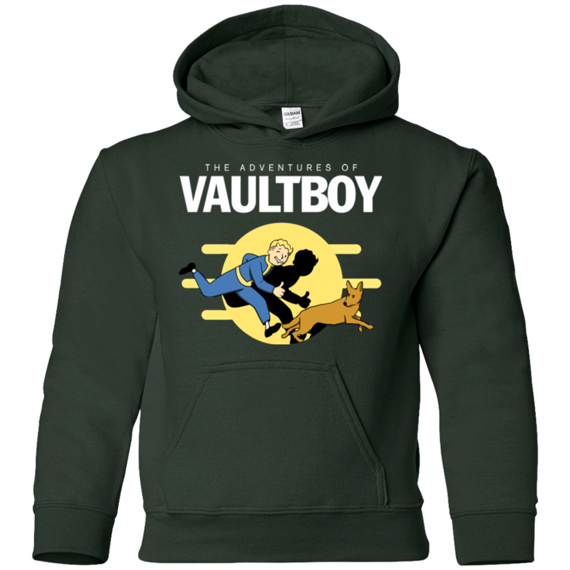 Sweatshirts Forest Green / YS Boy and his dog Youth Hoodie