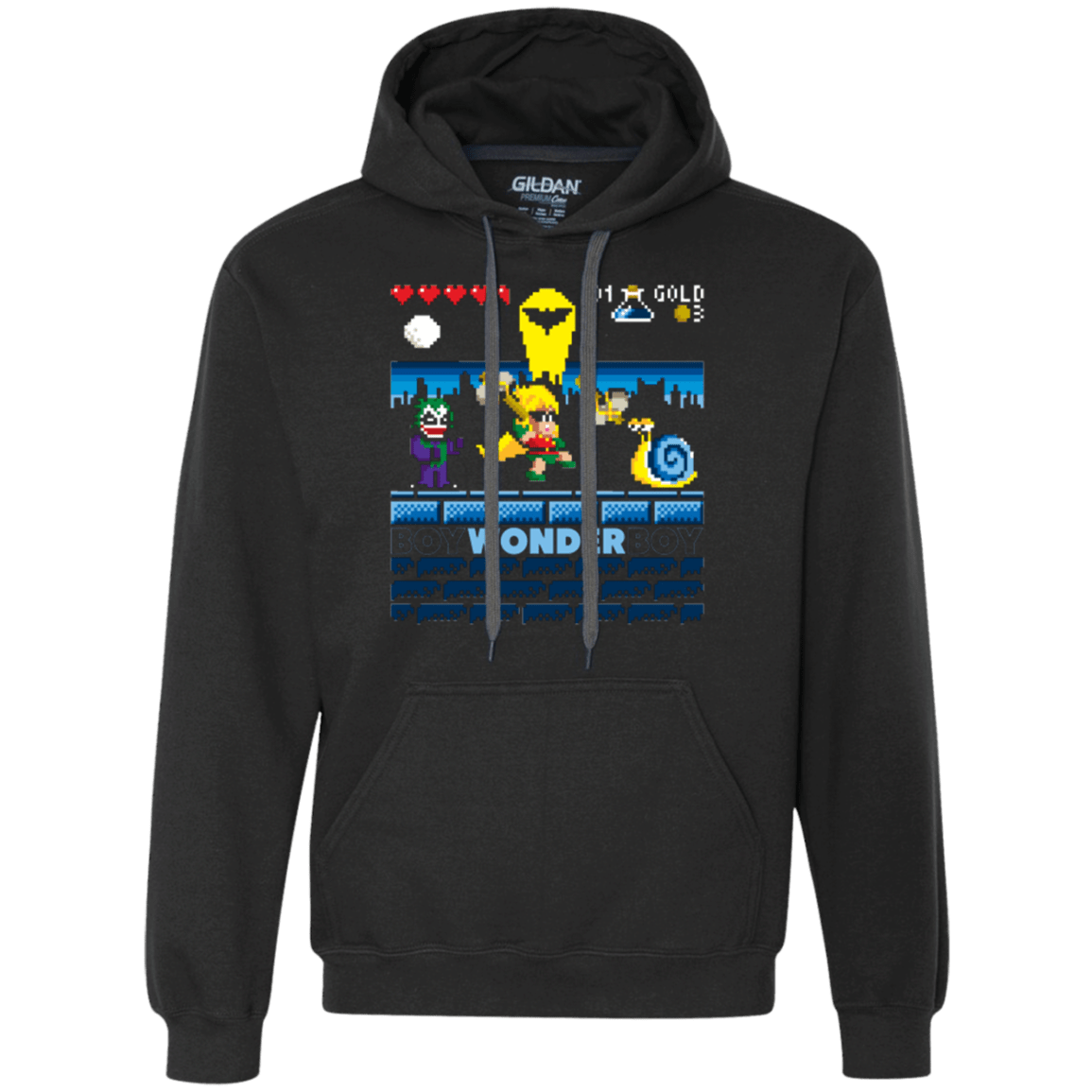 Sweatshirts Black / Small Boy Wonder Boy Premium Fleece Hoodie