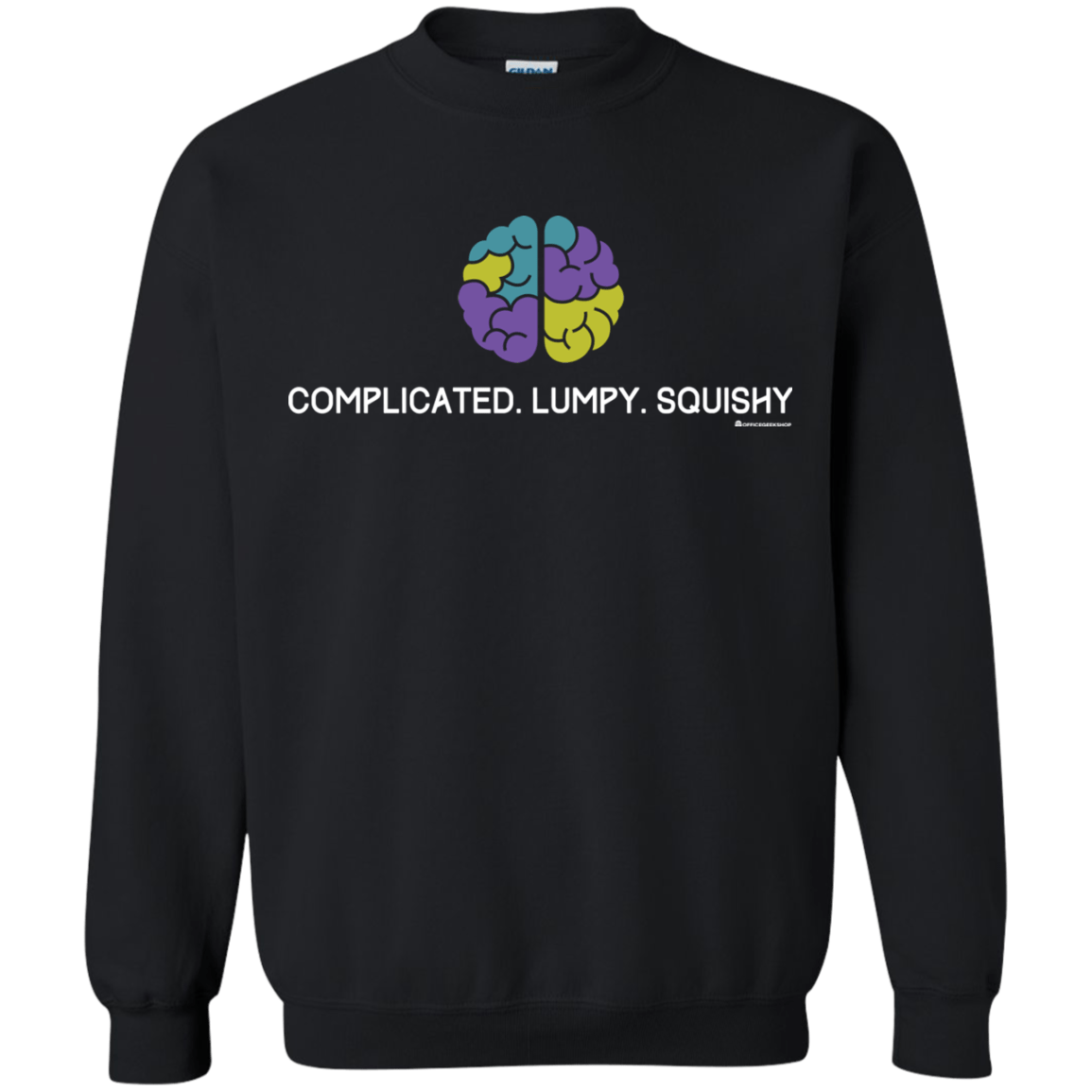 Sweatshirts Black / Small Brain Crewneck Sweatshirt