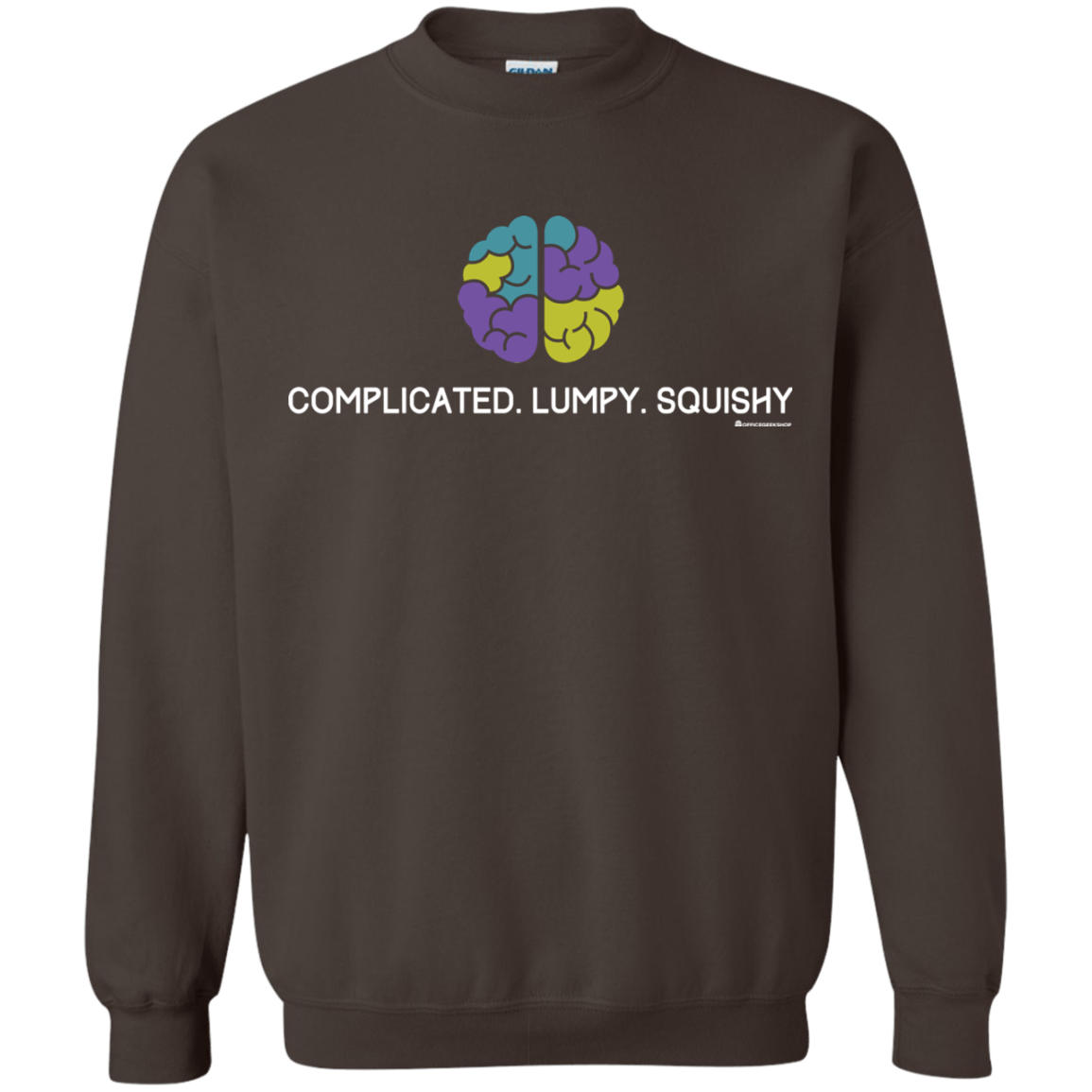 Sweatshirts Dark Chocolate / Small Brain Crewneck Sweatshirt