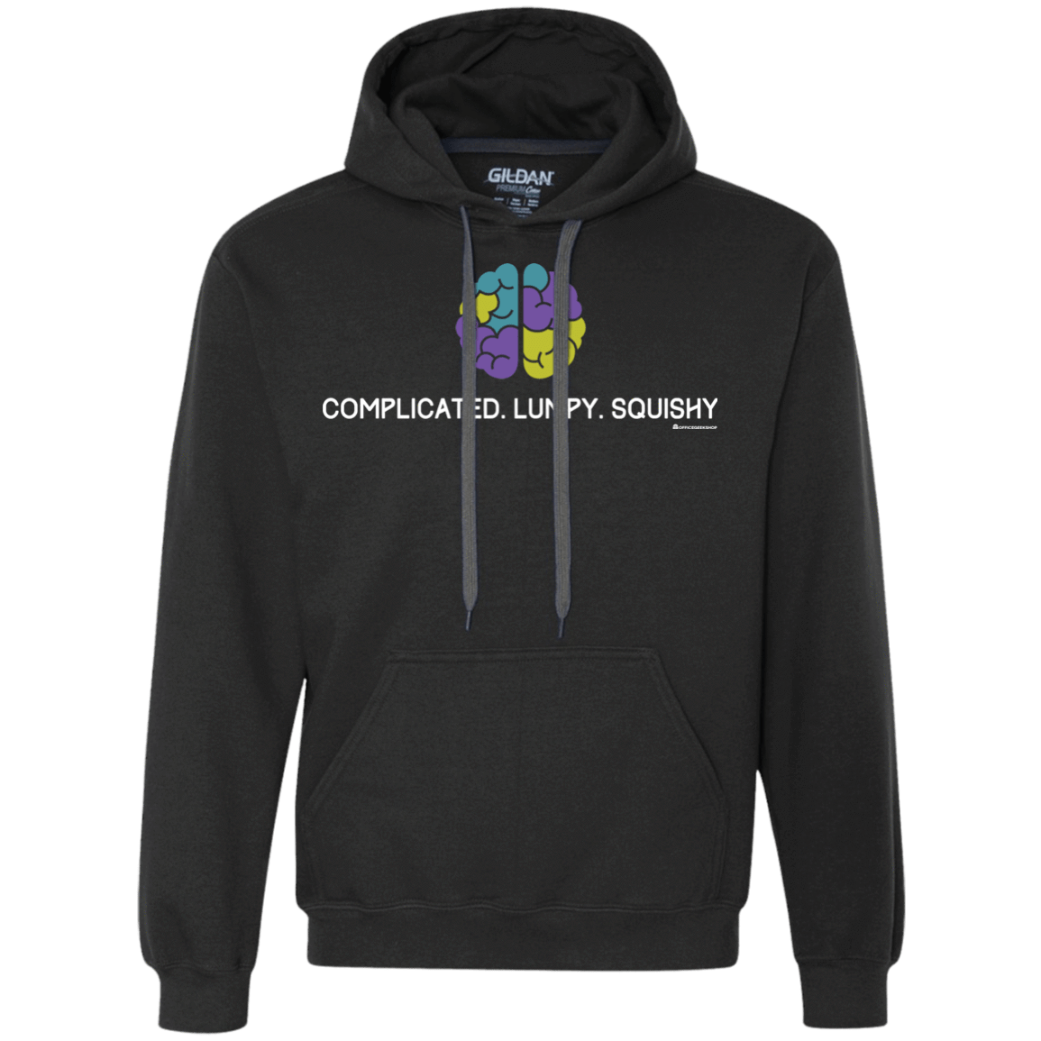 Sweatshirts Black / Small Brain Premium Fleece Hoodie