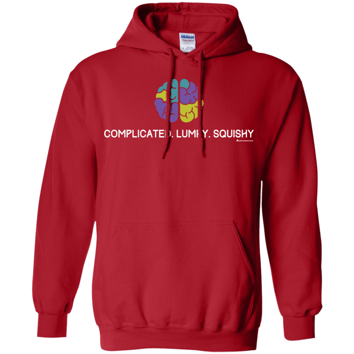 Sweatshirts Red / Small Brain Pullover Hoodie