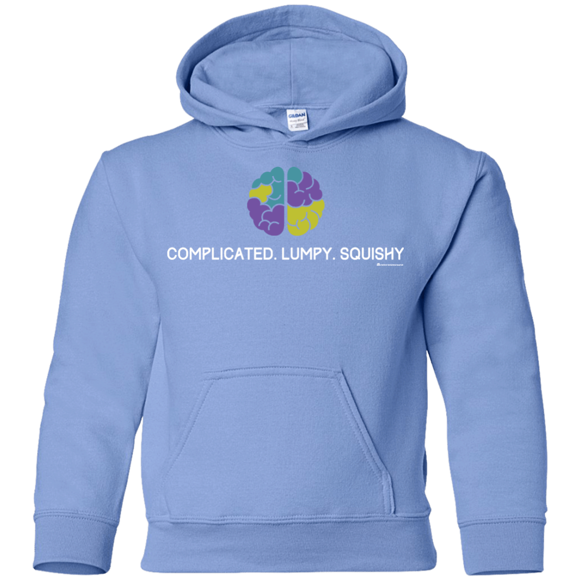Sweatshirts Carolina Blue / YS Brain Youth Hoodie