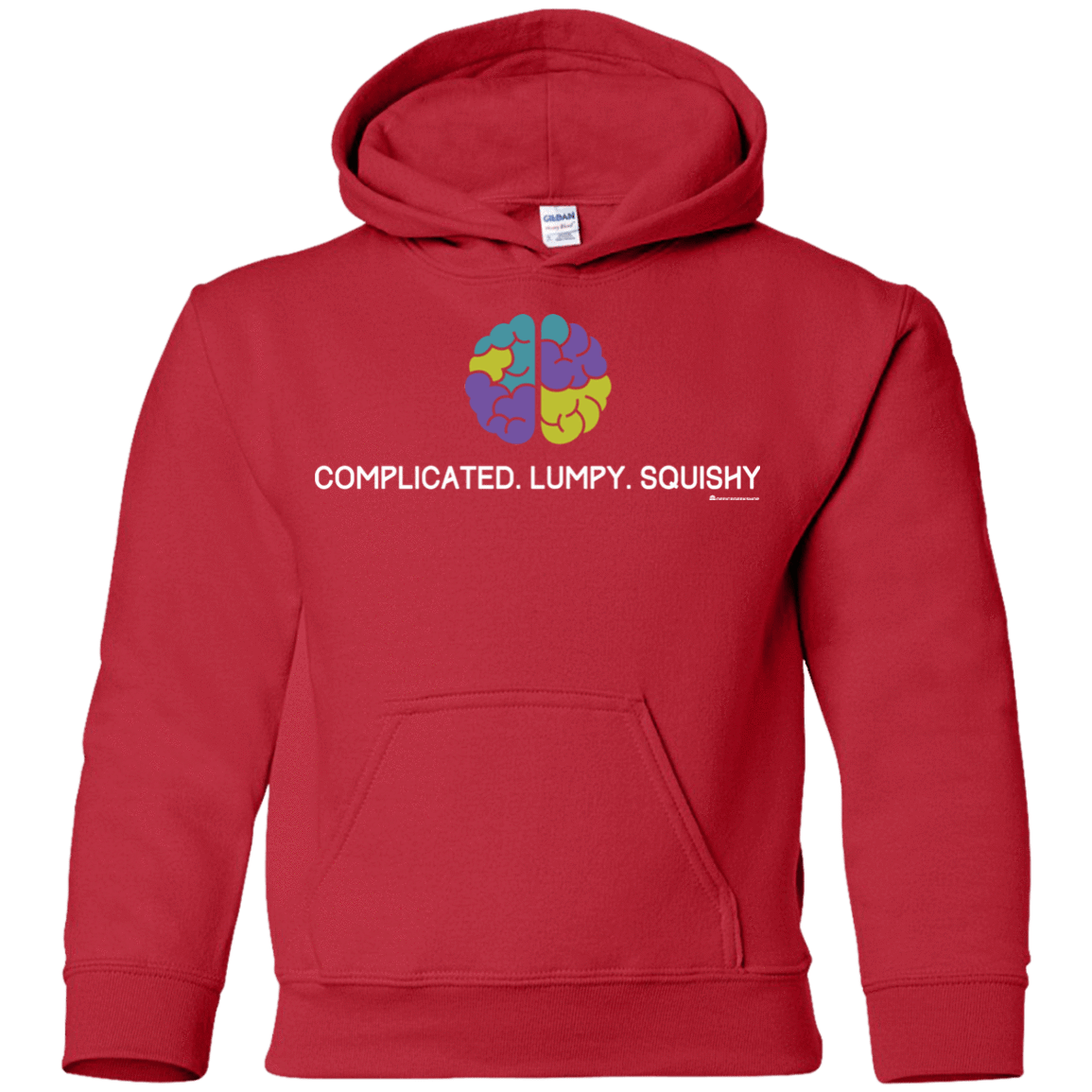 Sweatshirts Red / YS Brain Youth Hoodie