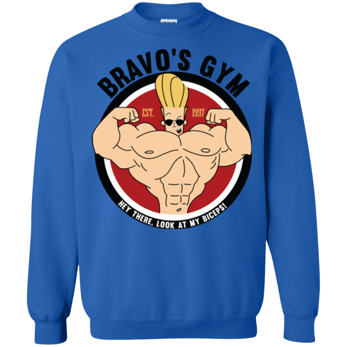 Sweatshirts Royal / Small Bravo's Gym Crewneck Sweatshirt