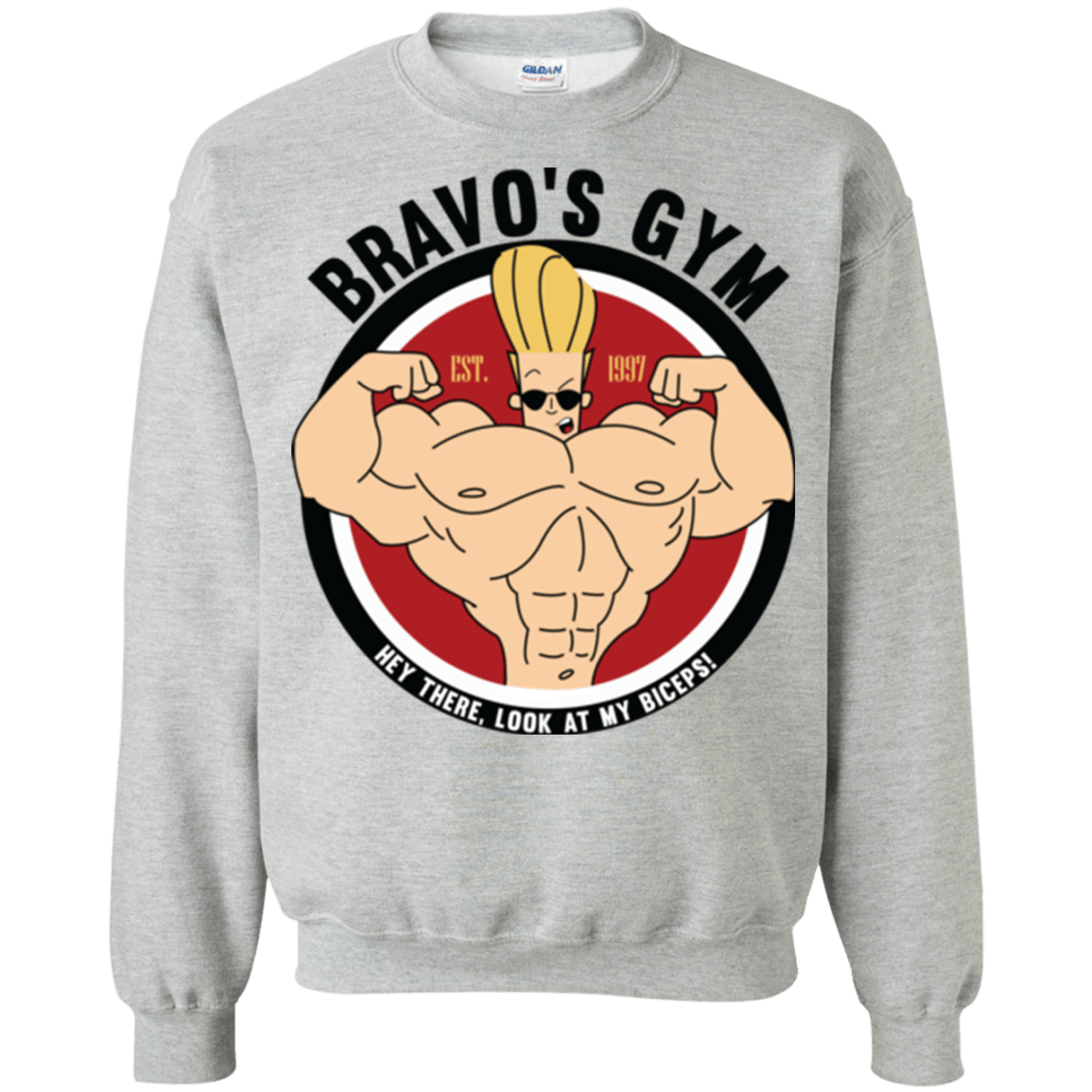Sweatshirts Sport Grey / Small Bravo's Gym Crewneck Sweatshirt
