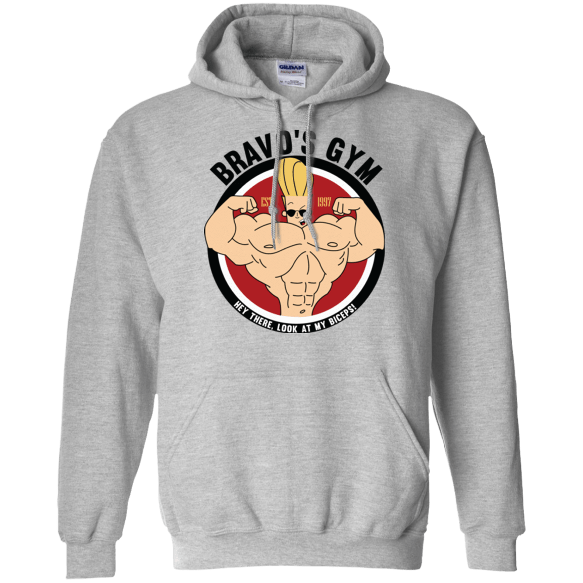 Sweatshirts Sport Grey / Small Bravo's Gym Pullover Hoodie