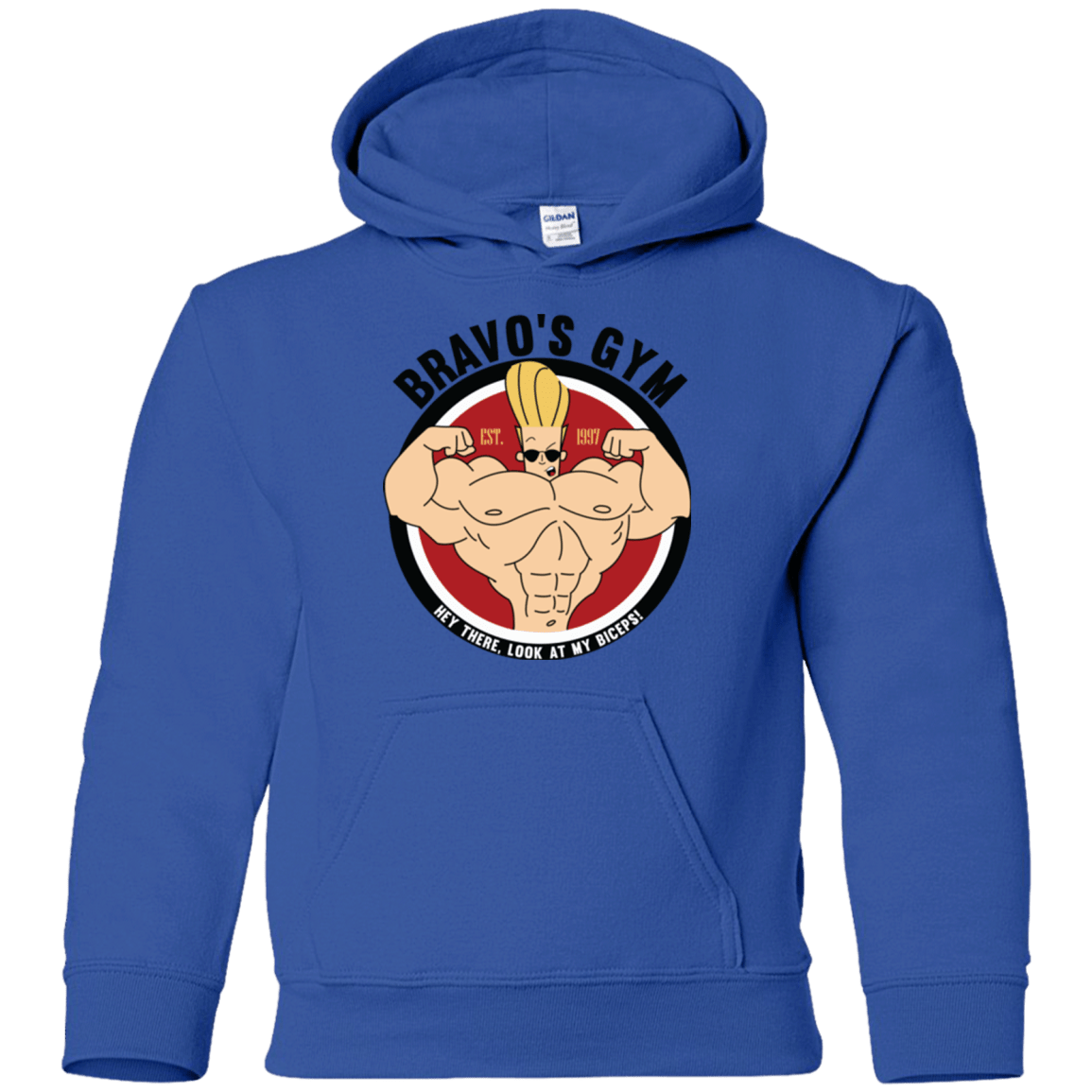 Sweatshirts Royal / YS Bravo's Gym Youth Hoodie