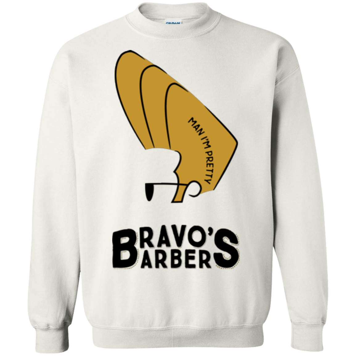 Sweatshirts White / S Bravos Barbers Crewneck Sweatshirt