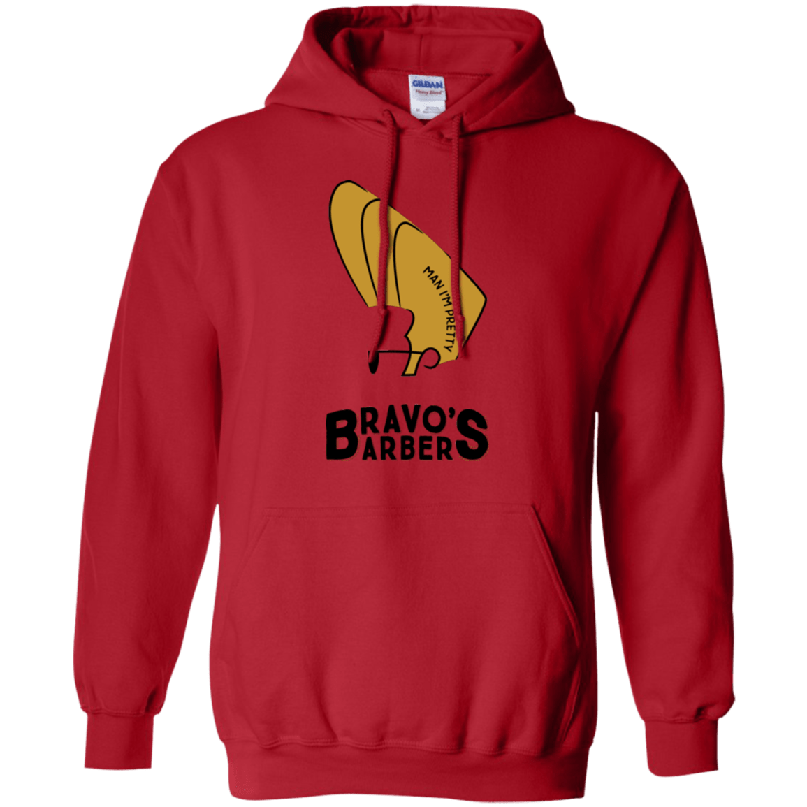 Sweatshirts Red / S Bravos Barbers Pullover Hoodie