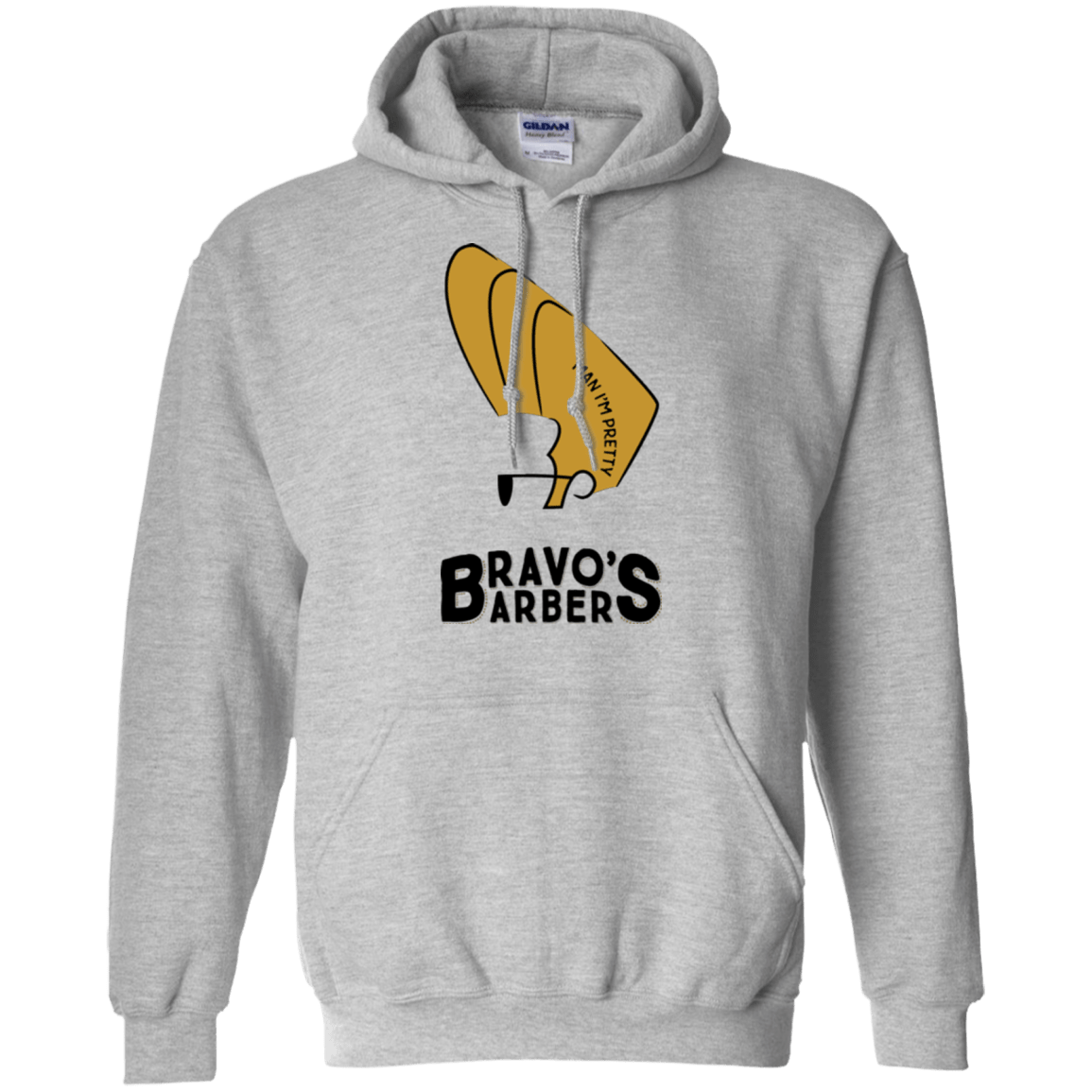 Sweatshirts Sport Grey / S Bravos Barbers Pullover Hoodie
