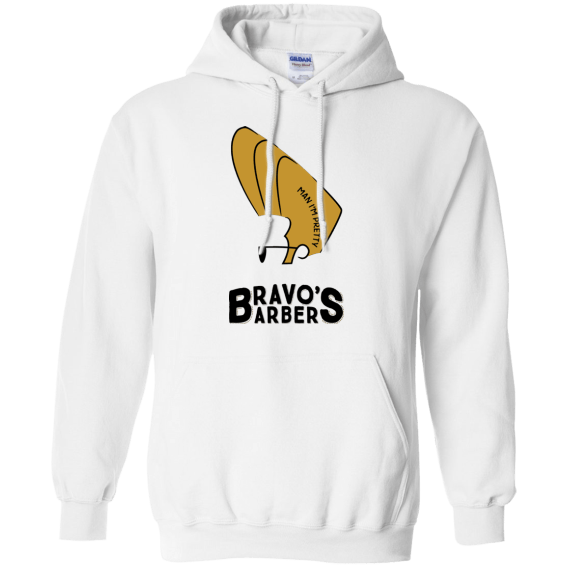 Sweatshirts White / S Bravos Barbers Pullover Hoodie