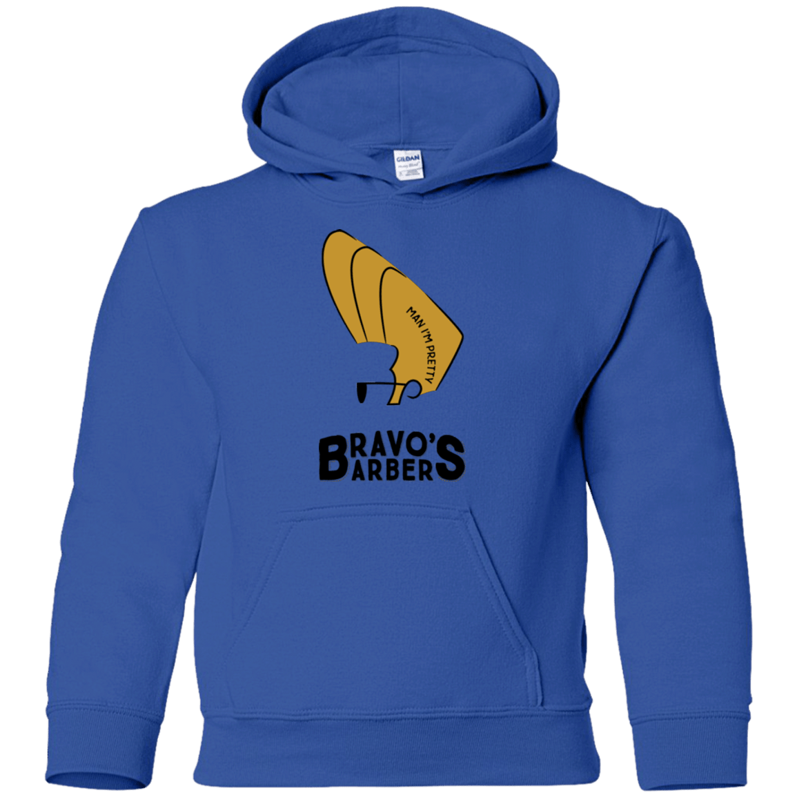 Sweatshirts Royal / YS Bravos Barbers Youth Hoodie