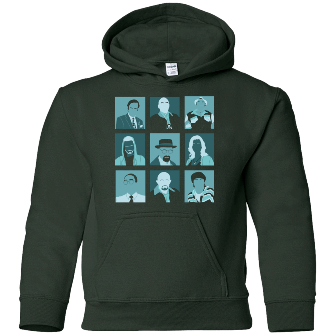 Sweatshirts Forest Green / YS Breaking Pop Youth Hoodie