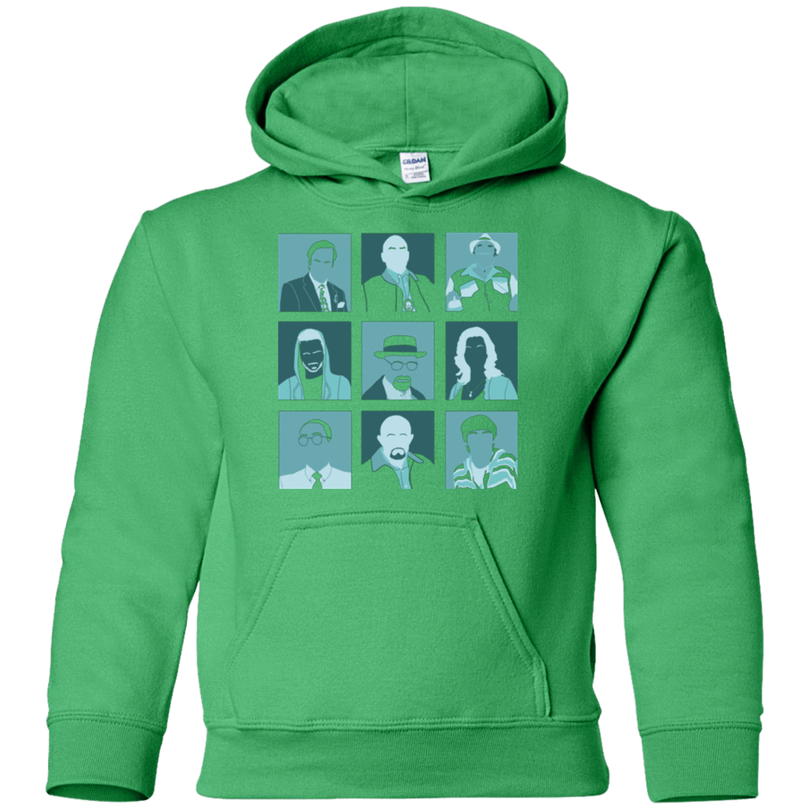 Sweatshirts Irish Green / YS Breaking Pop Youth Hoodie