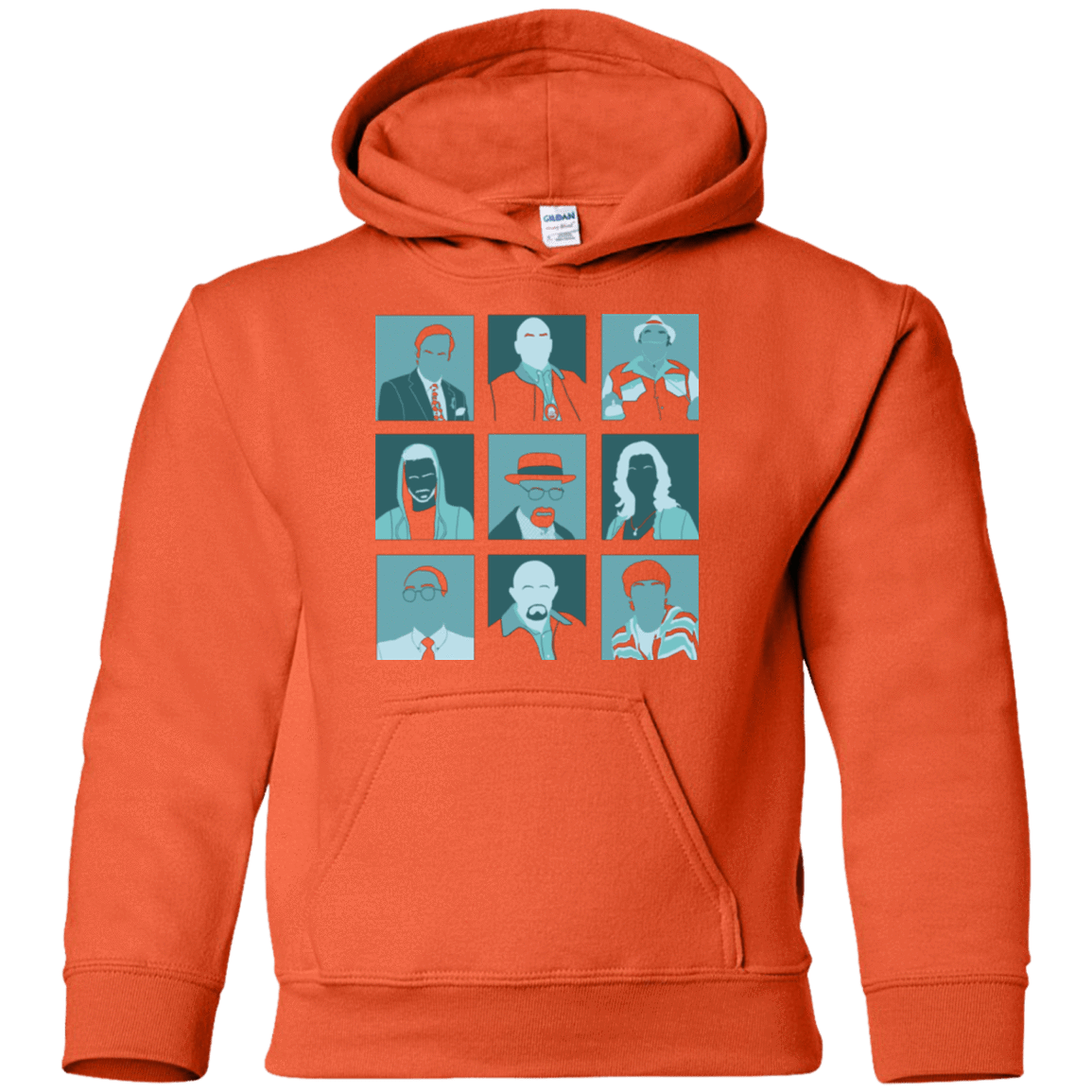 Sweatshirts Orange / YS Breaking Pop Youth Hoodie